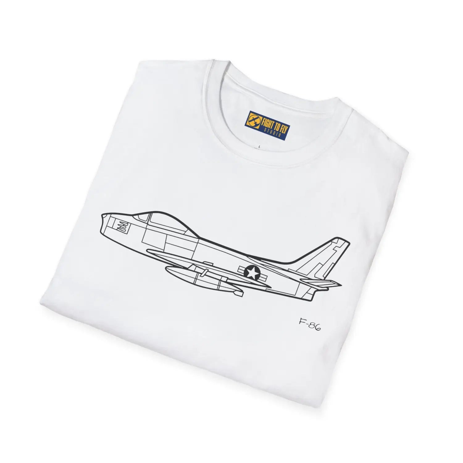 F-86 Sabre T-Shirt - Pilot gifts - WWII warbird t-shirt