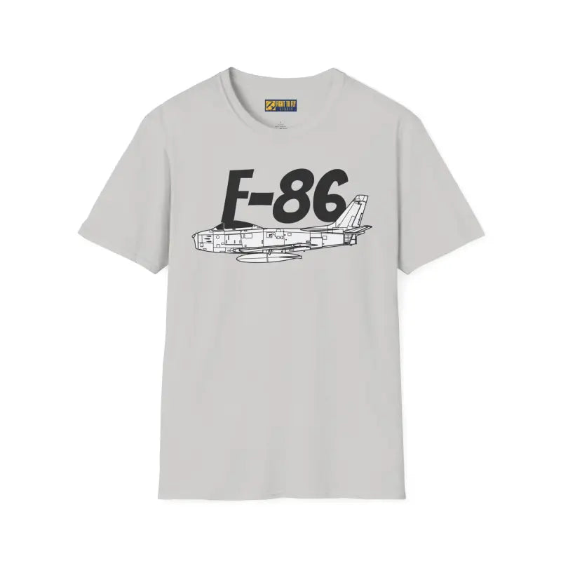 F-86 Sabre Side Profile T-Shirt - Pilot gifts - WWII warbird t-shirt
