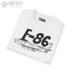 F-86 Sabre Side Profile T-Shirt - Pilot gifts - WWII warbird t-shirt