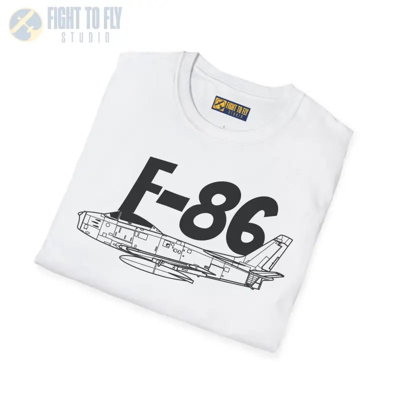 F-86 Side Profile T-Shirt – Korean War Jet Fighter Tee - Pilot gifts - WWII warbird t-shirt