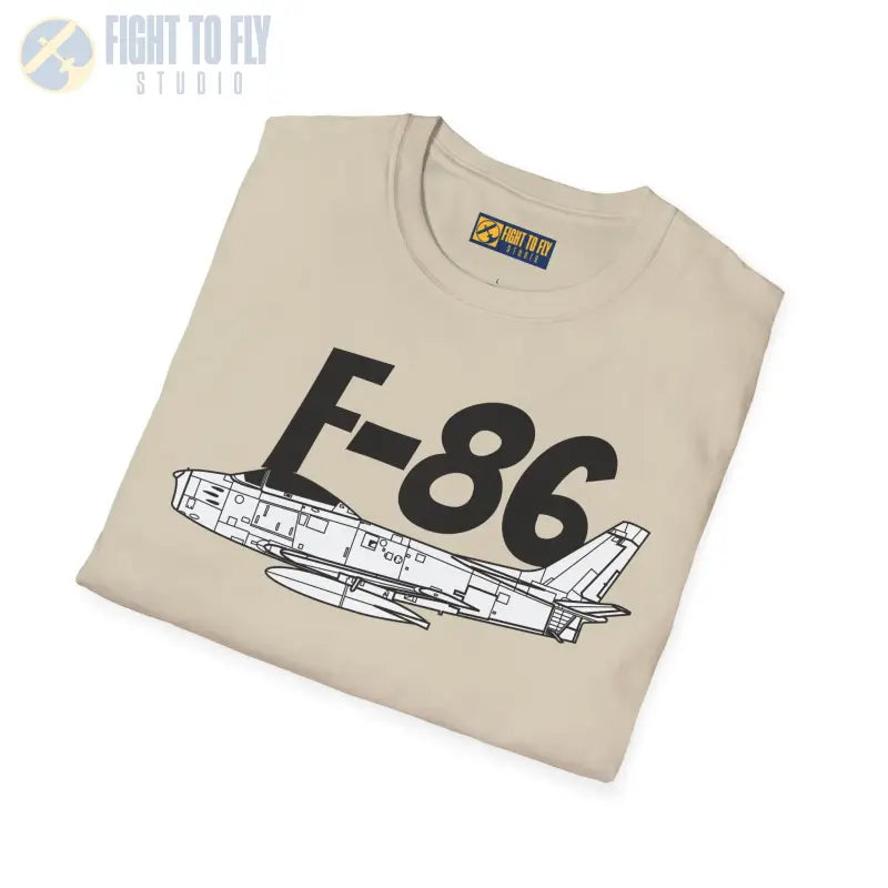 F-86 Side Profile T-Shirt – Korean War Jet Fighter Tee - Pilot gifts - WWII warbird t-shirt