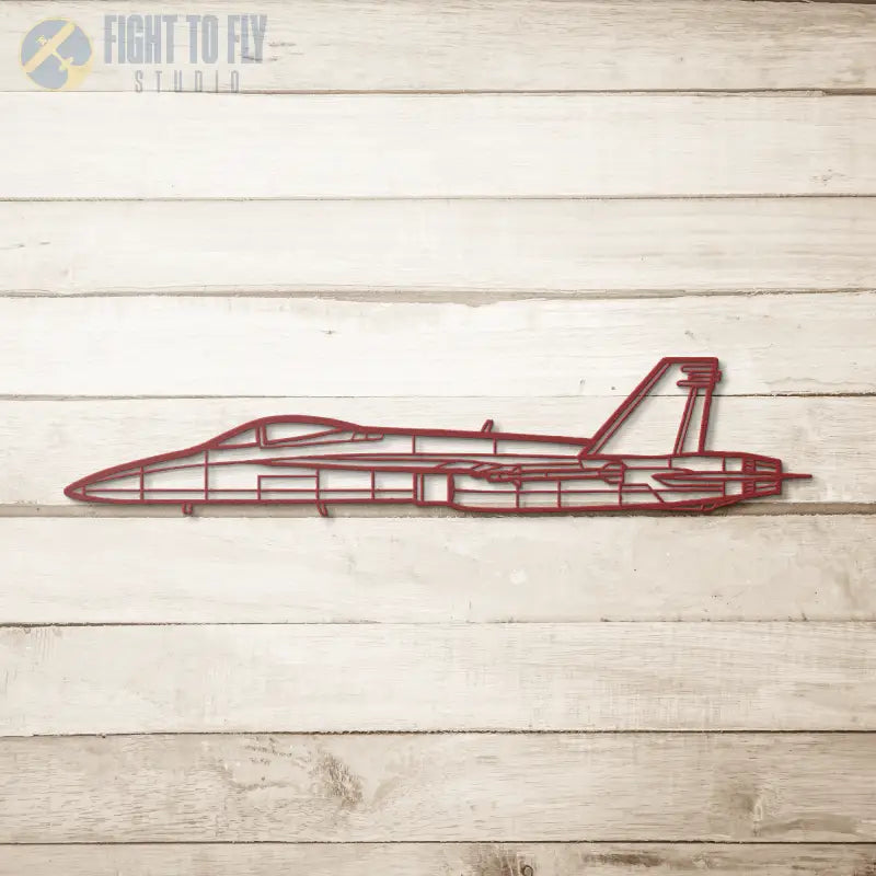 F/A-18C Die Cut Metal Wall Art - Sign - Pilot gifts - WWII warbird t-shirt