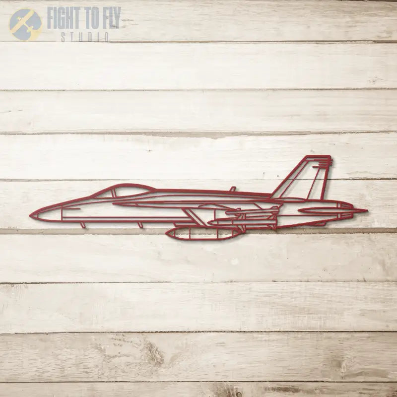 F/A-18E Die Cut Metal Wall Art - Sign - Pilot gifts - WWII warbird t-shirt