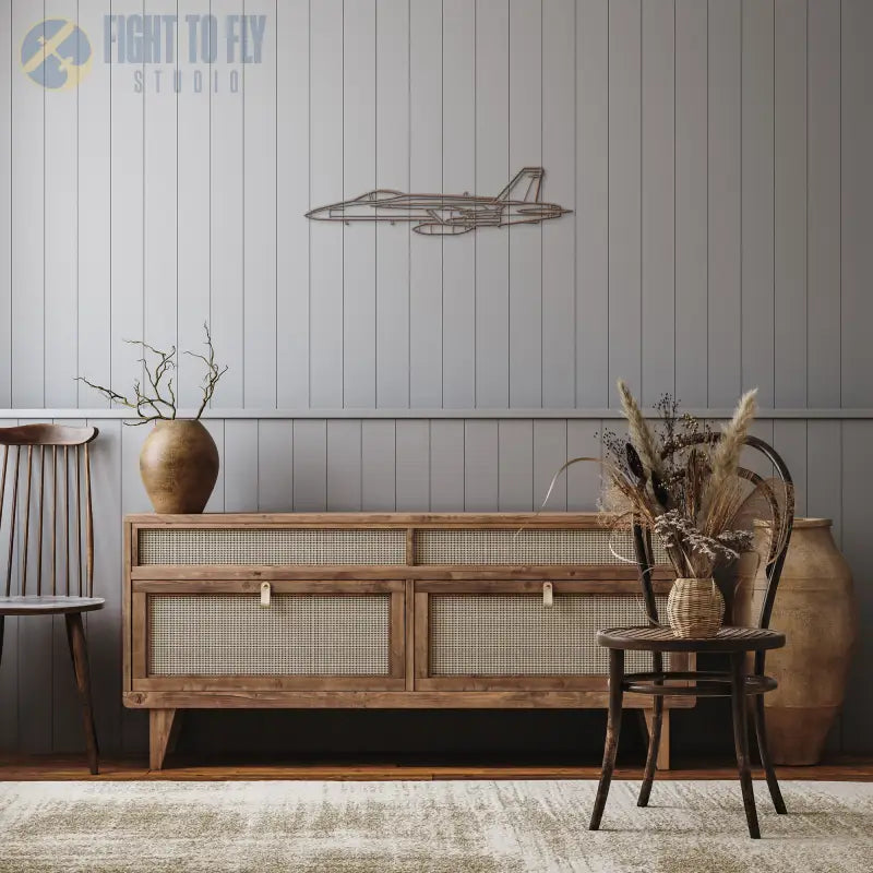 F/A-18E Die Cut Metal Wall Art - Sign - Pilot gifts - WWII warbird t-shirt