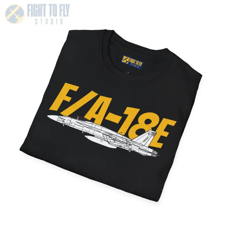 F/A-18E Side Profile T-Shirt – Single-Seat Strike Fighter Tee - Pilot gifts - WWII warbird t-shirt