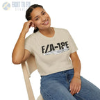 F/A-18E Super Hornet Side Profile T-Shirt - Pilot gifts - WWII warbird t-shirt
