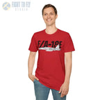 F/A-18E Super Hornet Side Profile T-Shirt - Pilot gifts - WWII warbird t-shirt
