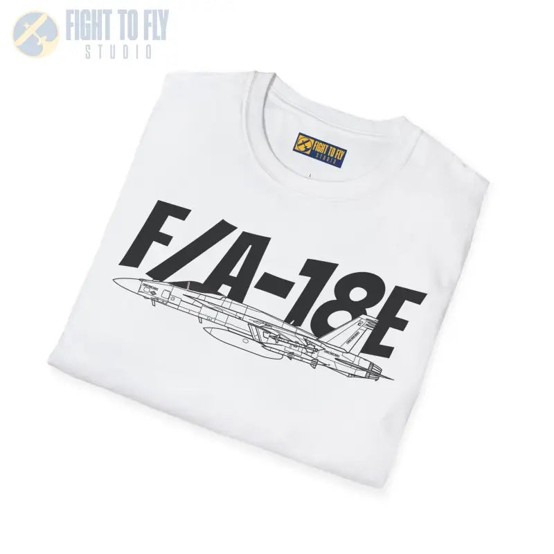 F/A-18E Side Profile T-Shirt – Single-Seat Strike Fighter Tee - Pilot gifts - WWII warbird t-shirt