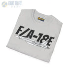 F/A-18E Super Hornet Side Profile T-Shirt - Pilot gifts - WWII warbird t-shirt