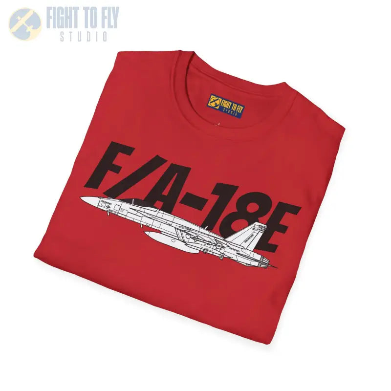 F/A-18E Side Profile T-Shirt – Single-Seat Strike Fighter Tee - Pilot gifts - WWII warbird t-shirt