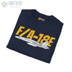 F/A-18E Super Hornet Side Profile T-Shirt - Pilot gifts - WWII warbird t-shirt