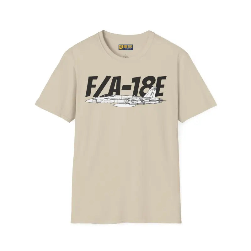 F/A-18E Side Profile T-Shirt – Single-Seat Strike Fighter Tee - Pilot gifts - WWII warbird t-shirt