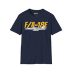 F/A-18E Super Hornet Side Profile T-Shirt - Pilot gifts - WWII warbird t-shirt