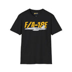 F/A-18E Super Hornet Side Profile T-Shirt - Pilot gifts - WWII warbird t-shirt