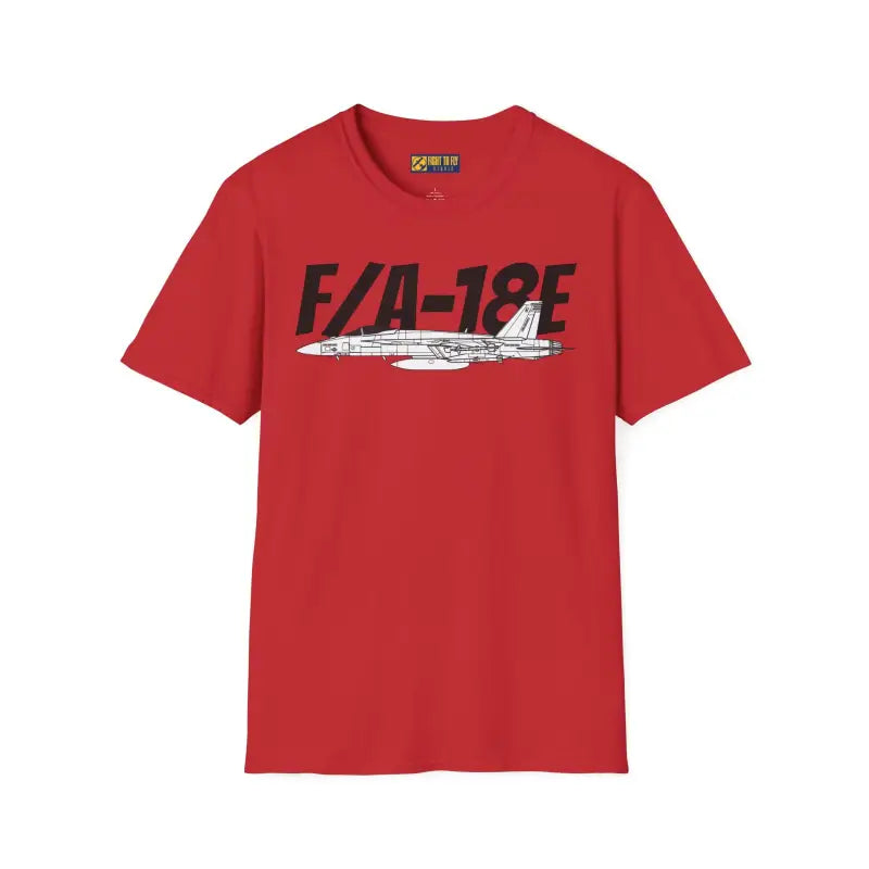 F/A-18E Side Profile T-Shirt – Single-Seat Strike Fighter Tee - Pilot gifts - WWII warbird t-shirt