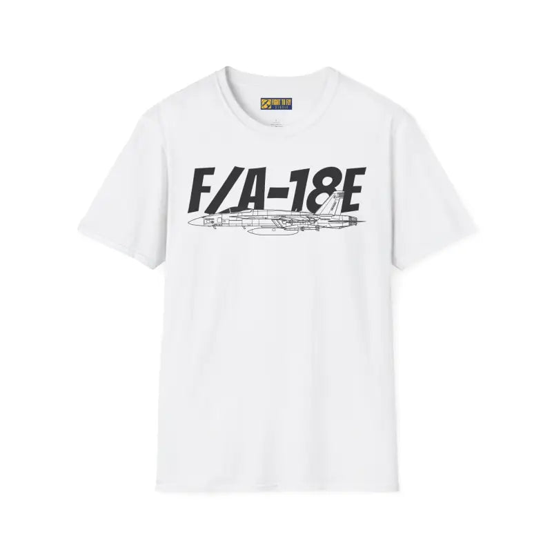 F/A-18E Side Profile T-Shirt – Single-Seat Strike Fighter Tee - Pilot gifts - WWII warbird t-shirt