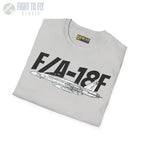 F/A-18F Super Hornet Side Profile T-Shirt - Pilot gifts - WWII warbird t-shirt
