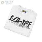 F/A-18F Super Hornet Side Profile T-Shirt - Pilot gifts - WWII warbird t-shirt