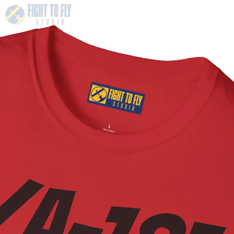 F/A-18F Side Profile T-Shirt – Two-Seat Navy Strike Fighter Tee - Pilot gifts - WWII warbird t-shirt