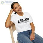 F/A-18F Super Hornet Side Profile T-Shirt - Pilot gifts - WWII warbird t-shirt