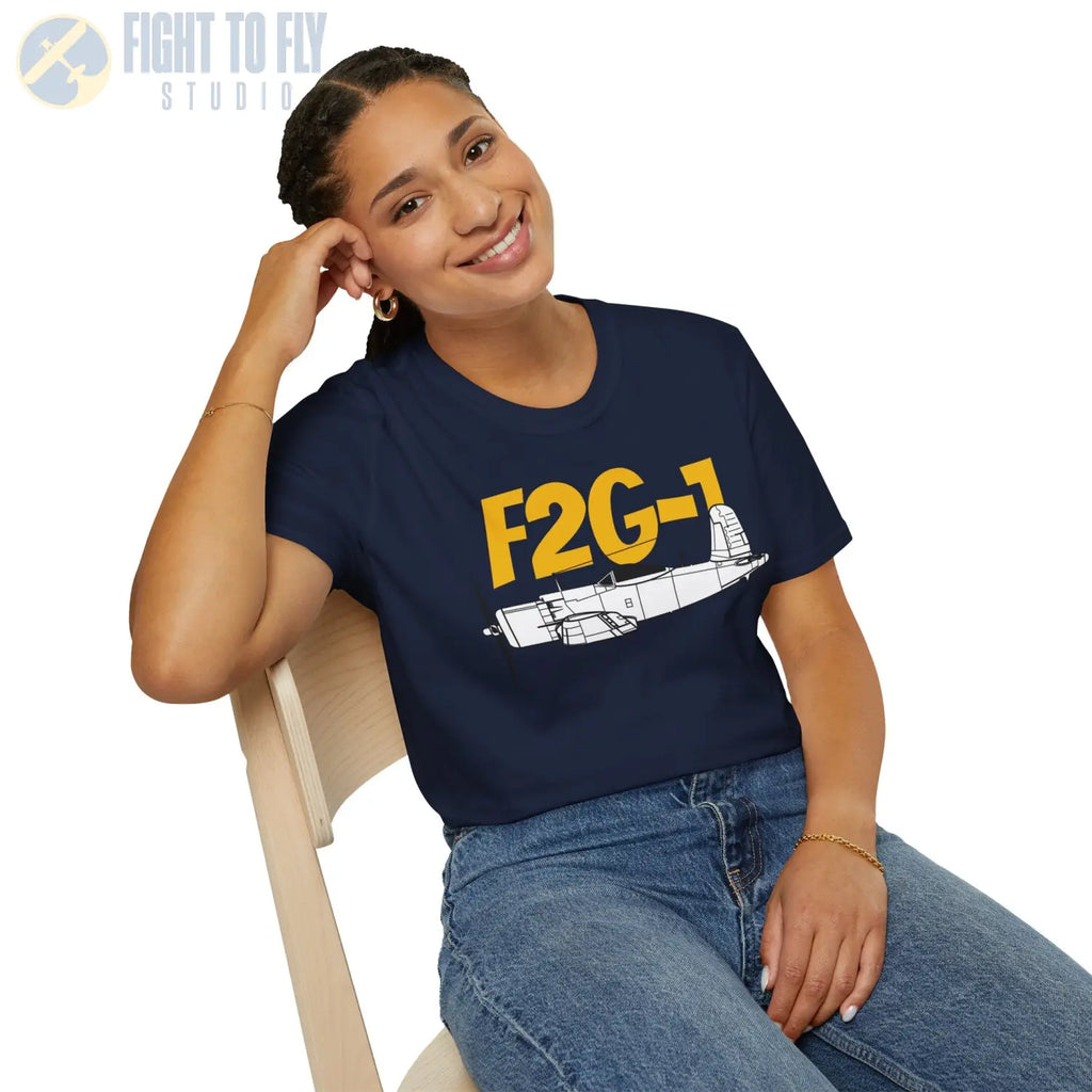 F2G-1 T-Shirt – Super Corsair Experimental Aircraft Tee - Pilot gifts - WWII warbird t-shirt