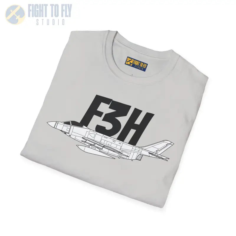 F3H Side Profile T-Shirt – Early Navy Jet Fighter Tee - Pilot gifts - WWII warbird t-shirt