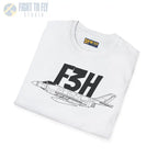F3H Demon Side Profile T-Shirt - Pilot gifts - WWII warbird t-shirt