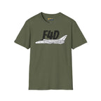 F4D Skyray Side Profile T-Shirt - Pilot gifts - WWII warbird t-shirt