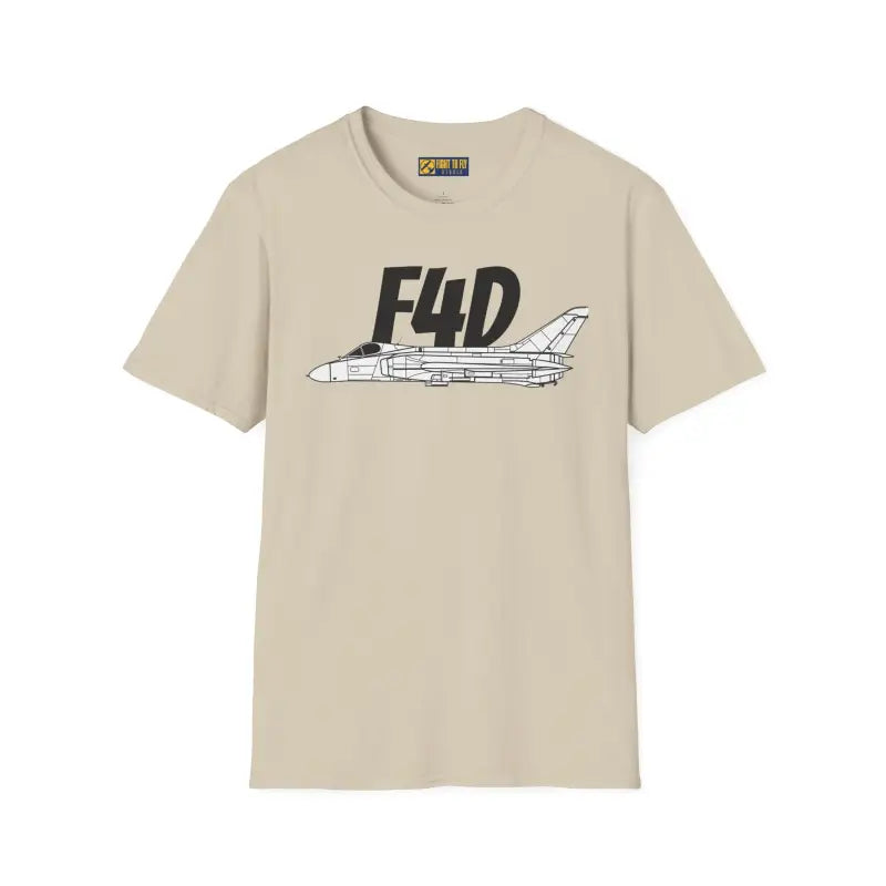 F4D Skyray Side Profile T-Shirt - Pilot gifts - WWII warbird t-shirt