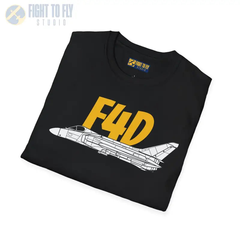 F4D Skyray Side Profile T-Shirt - Pilot gifts - WWII warbird t-shirt