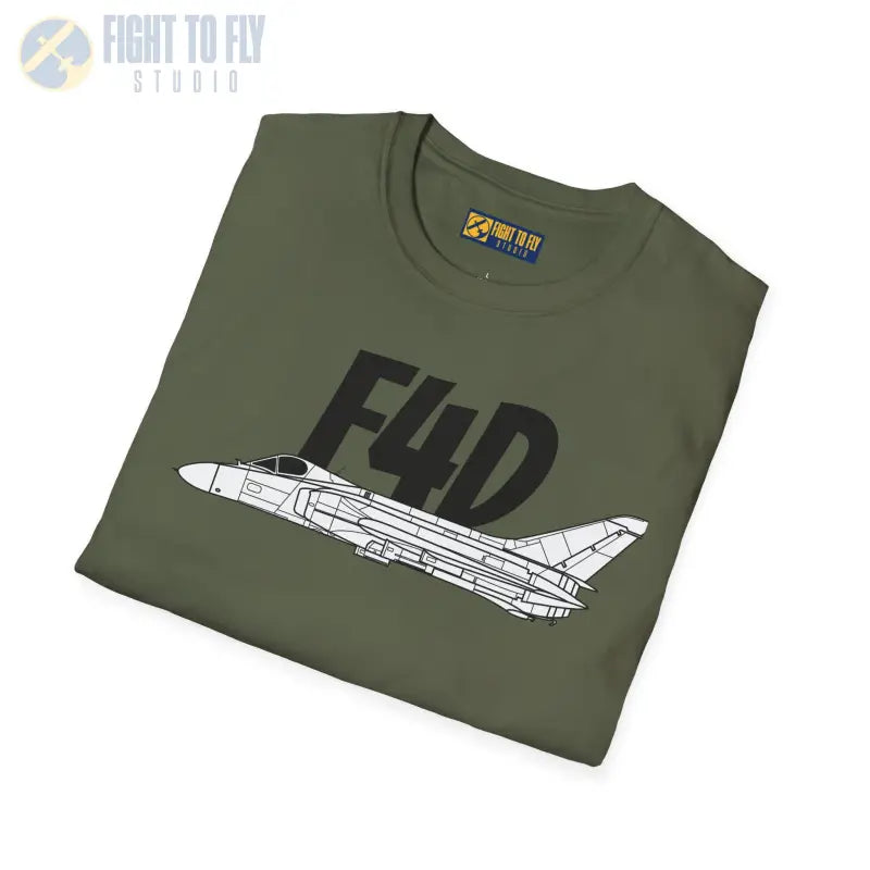 F4D Skyray Side Profile T-Shirt - Pilot gifts - WWII warbird t-shirt