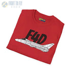 F4D Skyray Side Profile T-Shirt - Pilot gifts - WWII warbird t-shirt