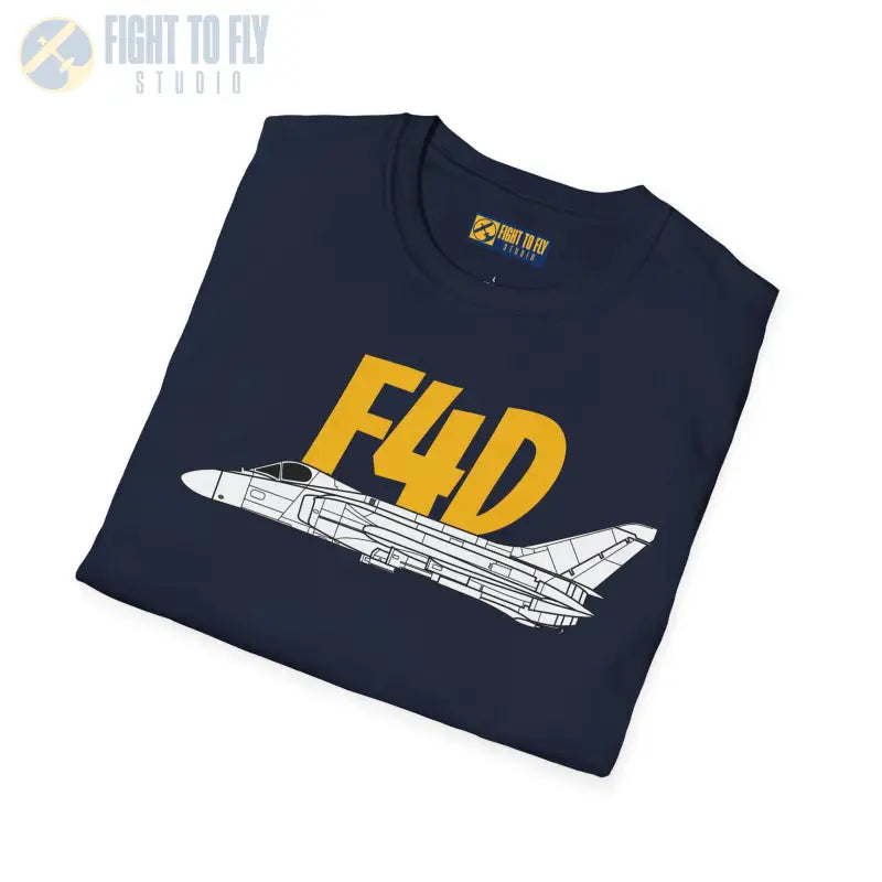 F4D Skyray Side Profile T-Shirt - Pilot gifts - WWII warbird t-shirt