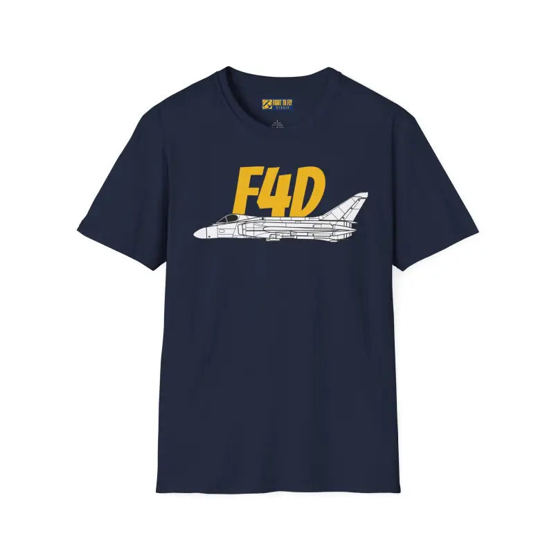 F4D Skyray Side Profile T-Shirt - Pilot gifts - WWII warbird t-shirt