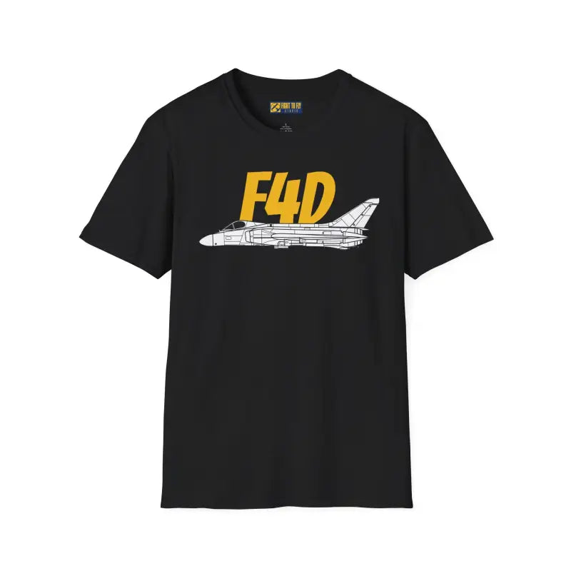 F4D Skyray Side Profile T-Shirt - Pilot gifts - WWII warbird t-shirt