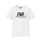 F4D Skyray Side Profile T-Shirt - Pilot gifts - WWII warbird t-shirt