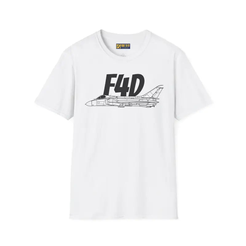 F4D Skyray Side Profile T-Shirt - Pilot gifts - WWII warbird t-shirt