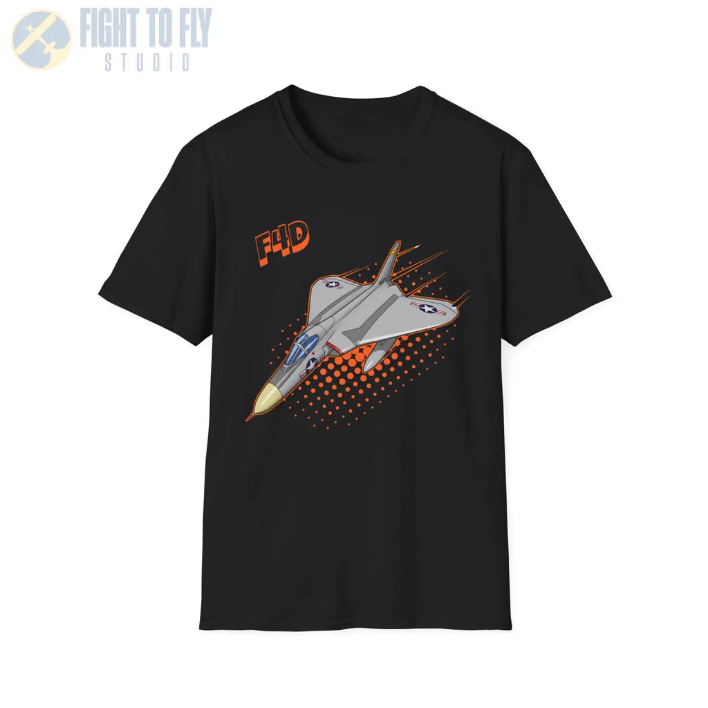 F4D Skyray Comic Style T-Shirt - Pilot gifts - WWII warbird t-shirt