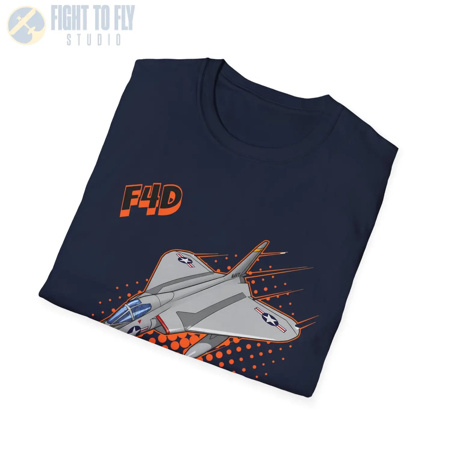 F4D Skyray Comic Style T-Shirt - Pilot gifts - WWII warbird t-shirt