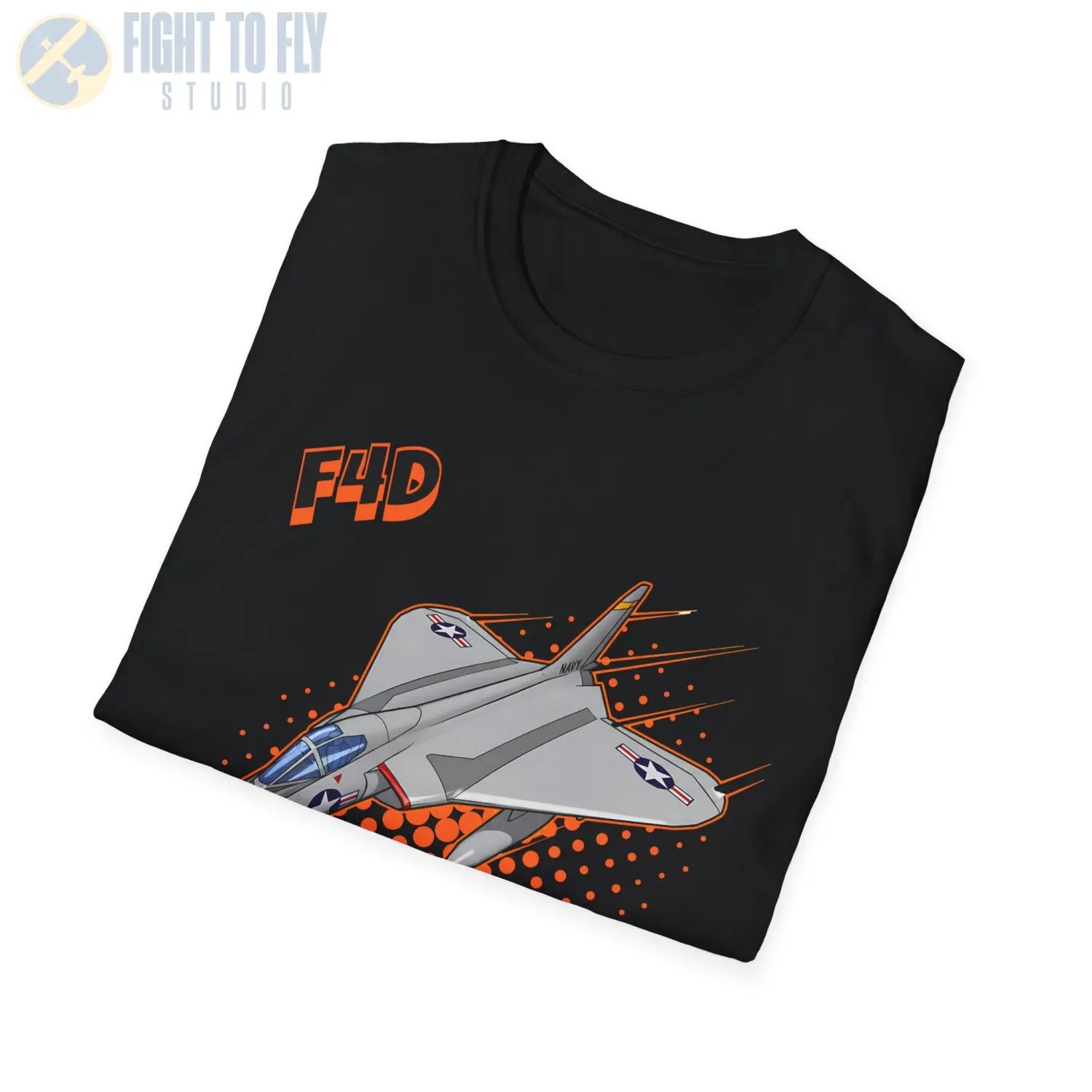 F4D Skyray Comic Style T-Shirt - Pilot gifts - WWII warbird t-shirt