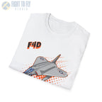 F4D Skyray Comic Style T-Shirt - Pilot gifts - WWII warbird t-shirt