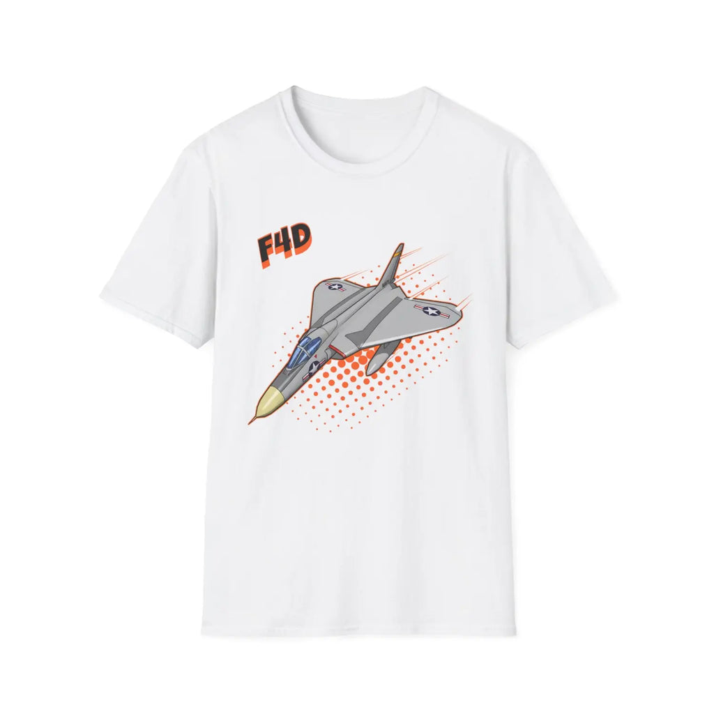 F4D Skyray Comic Style T-Shirt - Pilot gifts - WWII warbird t-shirt