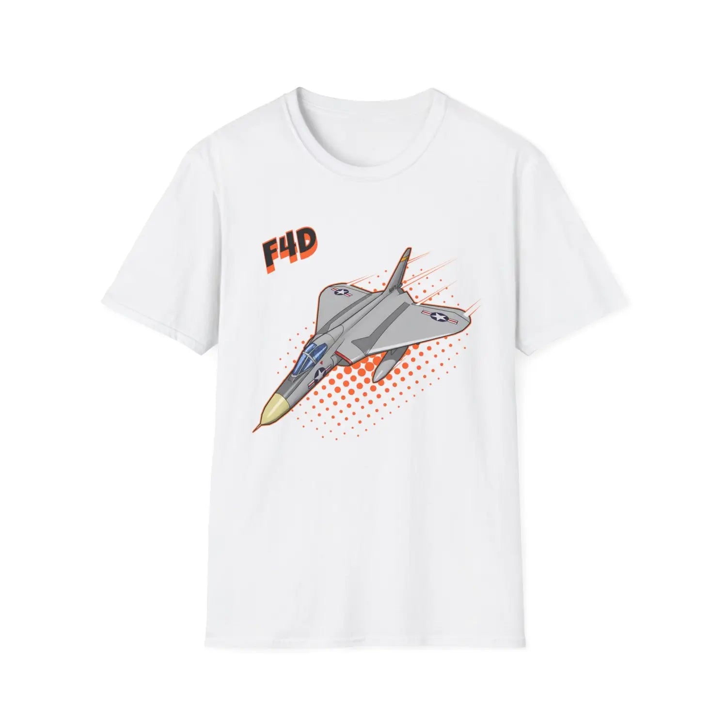 F4D Skyray Comic Style T-Shirt - Pilot gifts - WWII warbird t-shirt