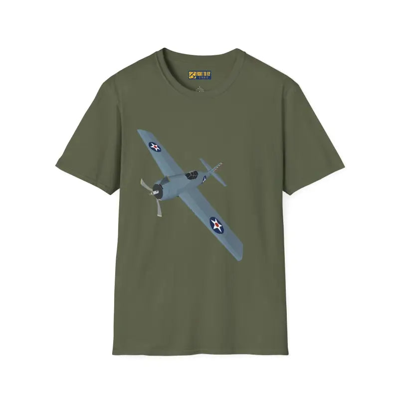 F4F – First in the Fight Shirt - T-Shirt - Pilot gifts - WWII warbird t-shirt