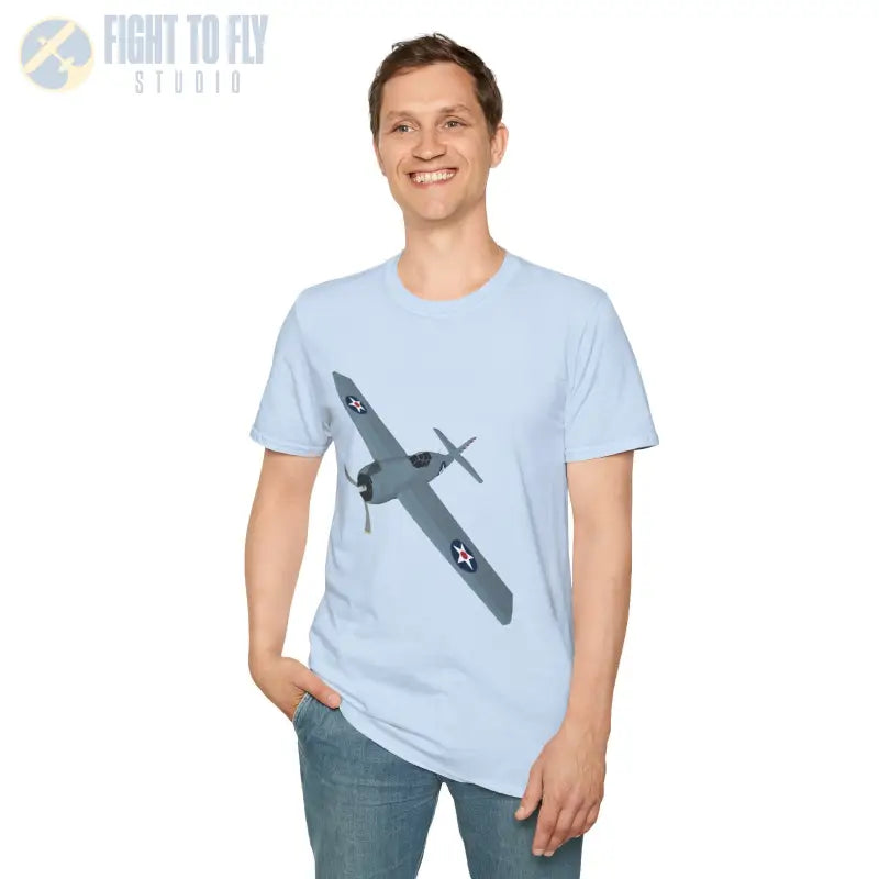 F4F – First in the Fight Shirt - T-Shirt - Pilot gifts - WWII warbird t-shirt