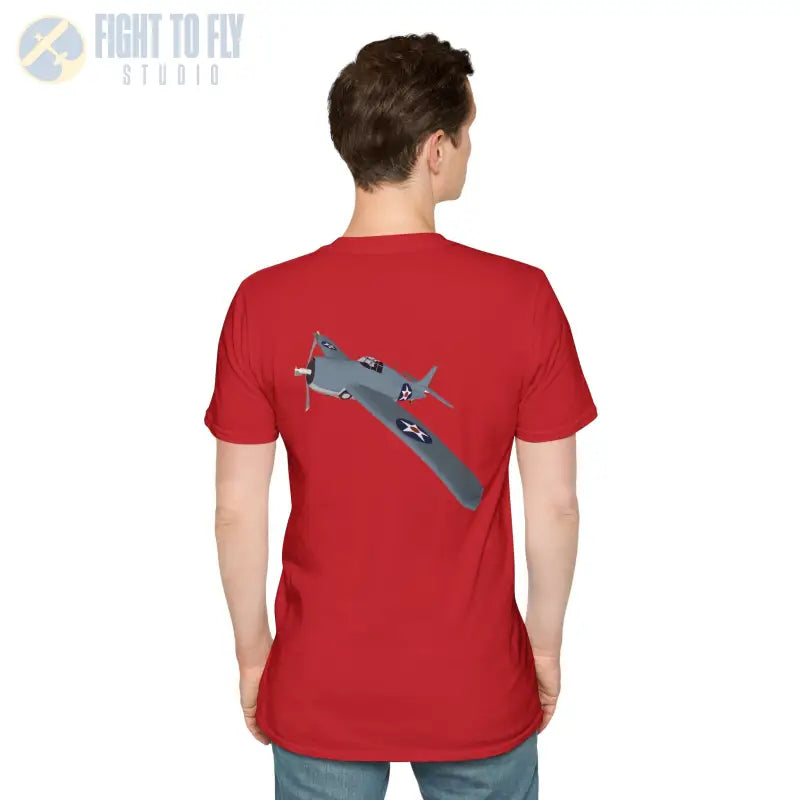 F4F – First in the Fight Shirt - T-Shirt - Pilot gifts - WWII warbird t-shirt