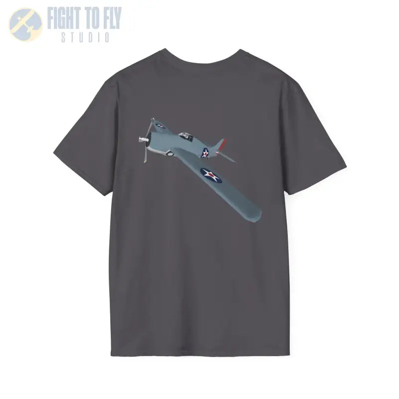 F4F – First in the Fight Shirt - T-Shirt - Pilot gifts - WWII warbird t-shirt