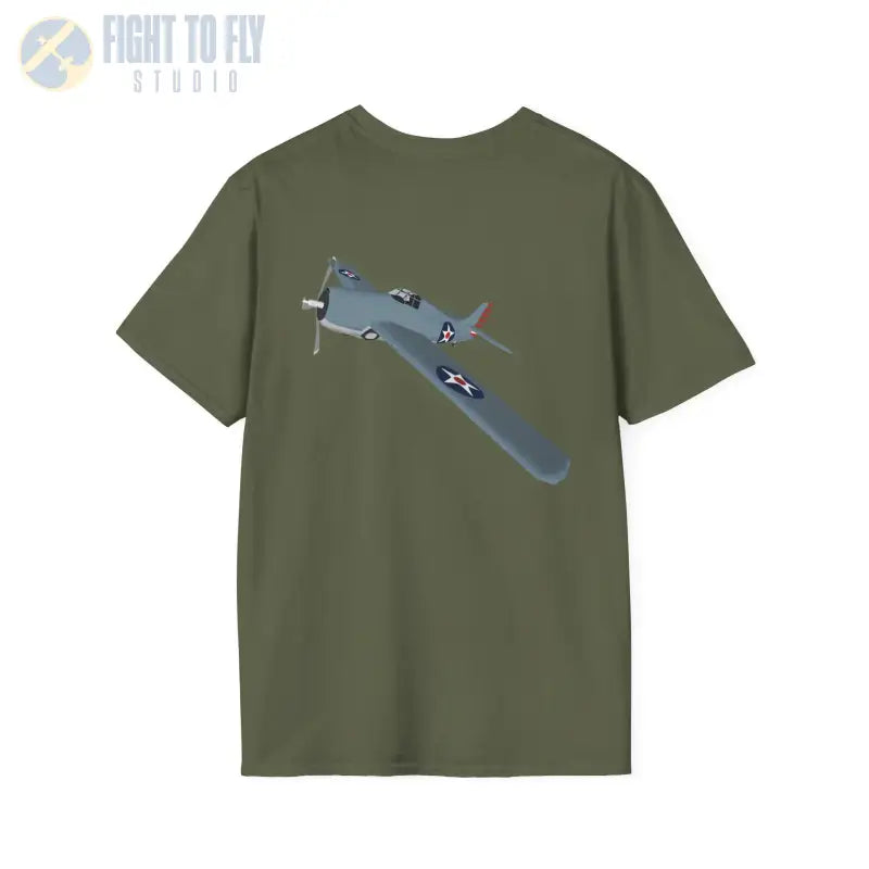 F4F – First in the Fight Shirt - T-Shirt - Pilot gifts - WWII warbird t-shirt