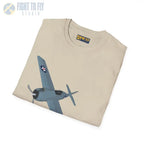 F4F – First in the Fight Shirt - T-Shirt - Pilot gifts - WWII warbird t-shirt