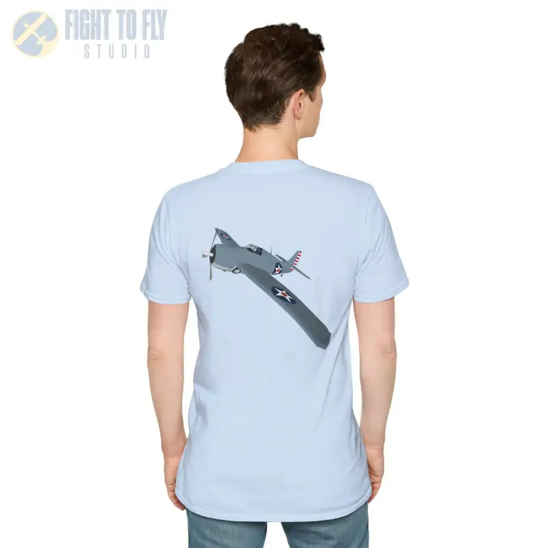 F4F – First in the Fight Shirt - T-Shirt - Pilot gifts - WWII warbird t-shirt